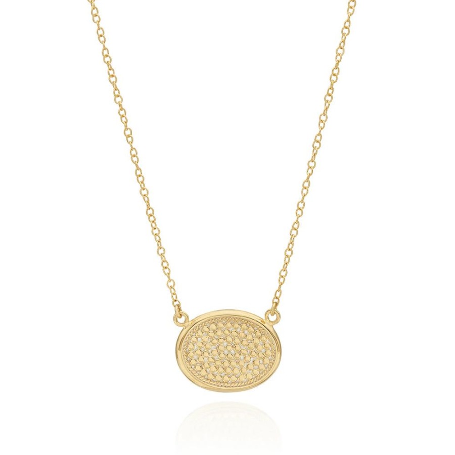 Jewelry Anna Beck | Anna Beck Classic Medium Oval Necklace