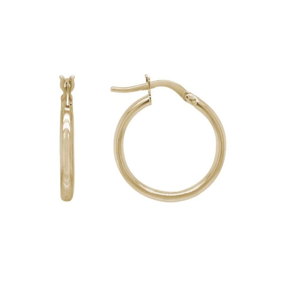 Jewelry Smyth Jewelers | 14K Gold 15Mm Hoop Earrings