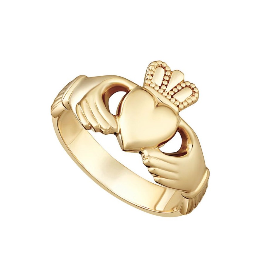 Jewelry Smyth Jewelers | Ladies 14K Heavy Claddagh Ring