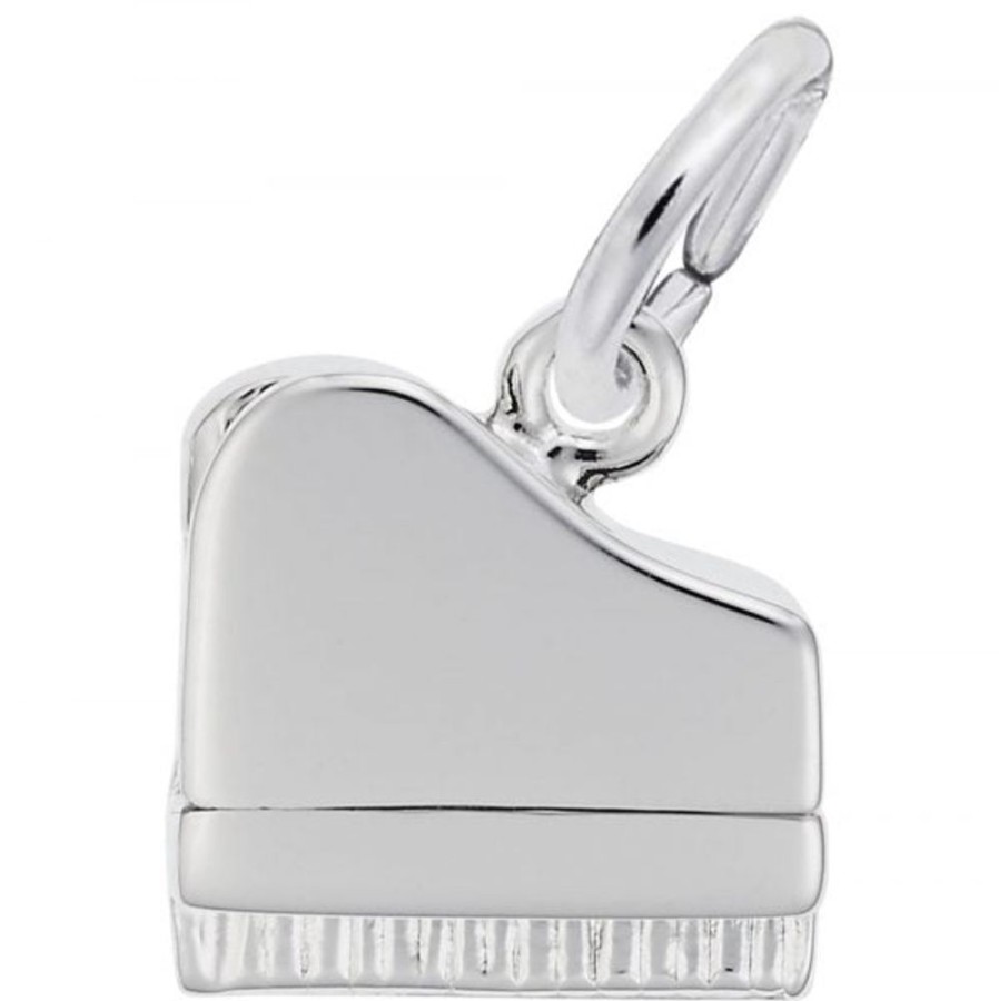 Jewelry Rembrandt | Sterling Silver Baby Grand Piano Charm