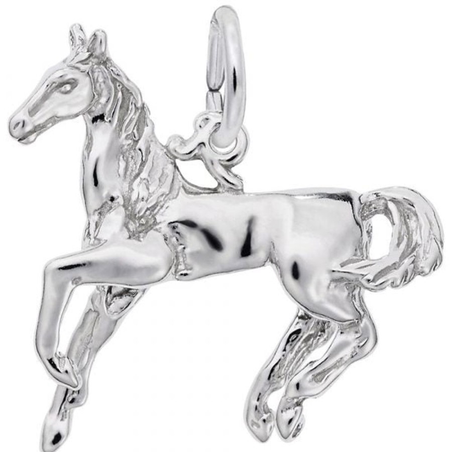 Jewelry Rembrandt | Sterling Silver Galloping Horse Charm