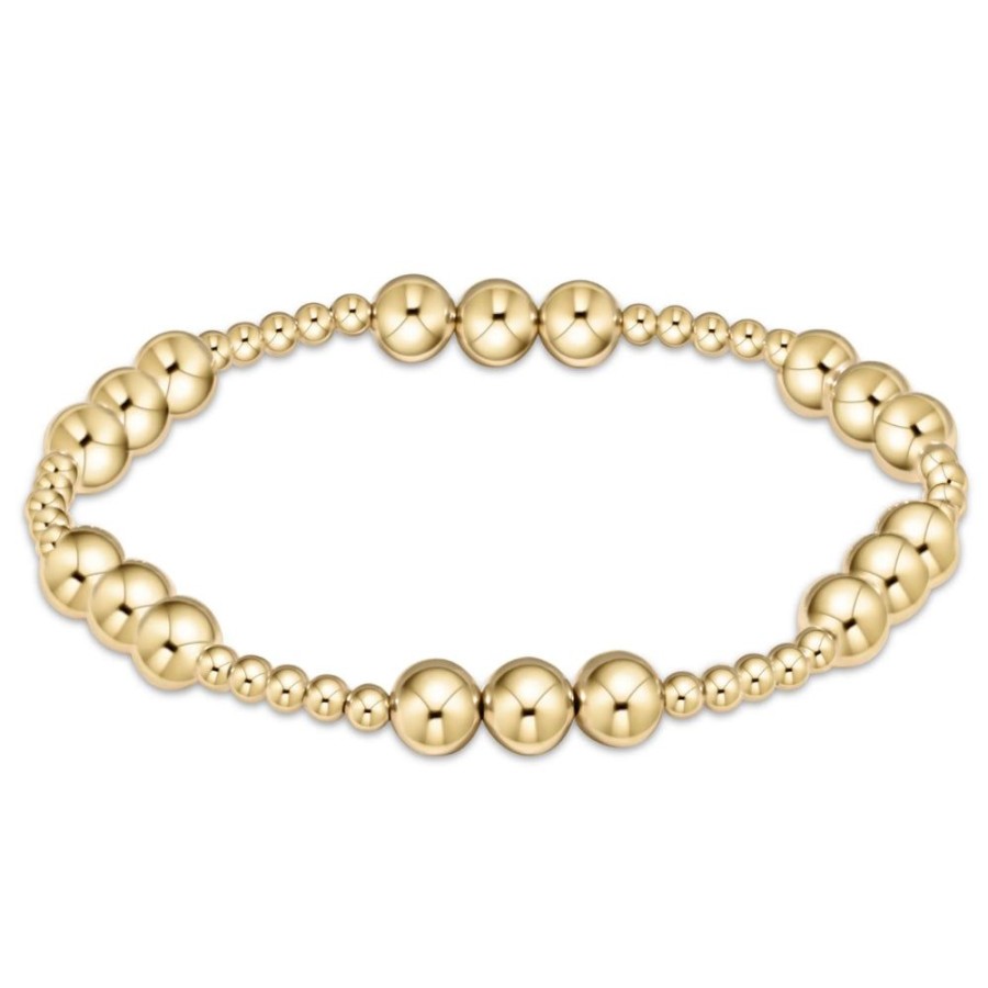 Jewelry enewton | Enewton Classic Joy Pattern Bead Bracelet - Gold