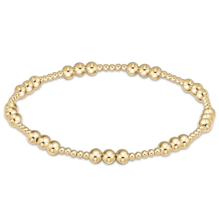 Jewelry enewton | Enewton Classic Joy Pattern Bead Bracelet - Gold