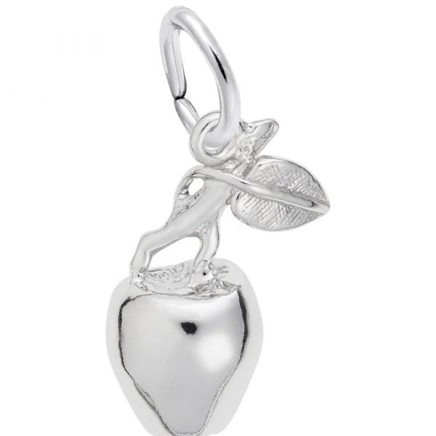 Jewelry Rembrandt | Sterling Silver Apple Charm