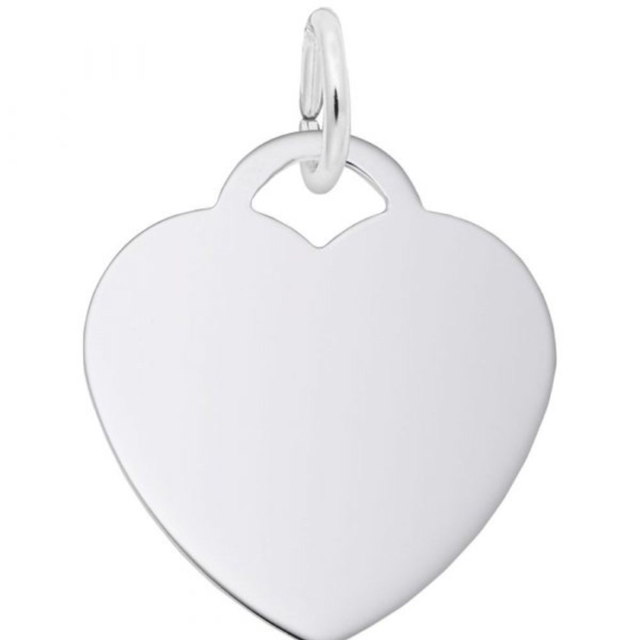 Jewelry Rembrandt | Sterling Silver Medium Heart Charm