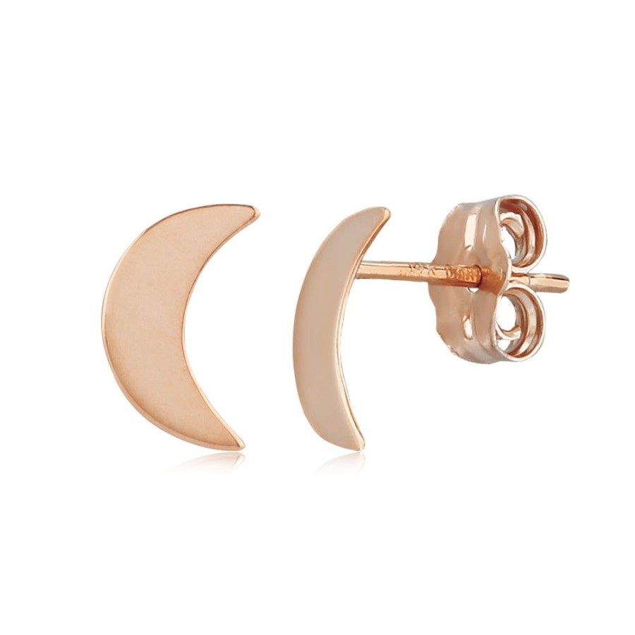 Jewelry Smyth Jewelers | 14K Crescent Moon Stud Earrings