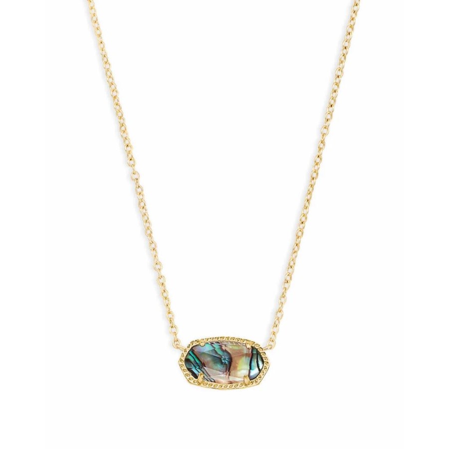 Jewelry Kendra Scott | Kendra Scott Elisa Pendant Necklace In Abalone Shell