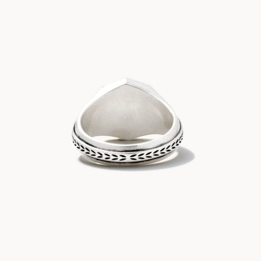 Gifts Kendra Scott | Scott Bros. Hicks Signet Ring In Oxidized Sterling Silver