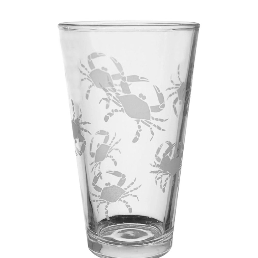 Gifts Blue Crab Life | Blue Crab Life Glass Tumbler