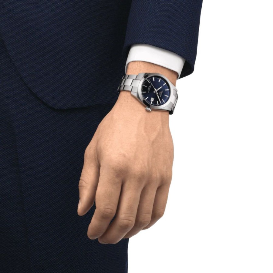 Timepieces Tissot | Tissot Gentleman Powermatic 80 Silicium Blue