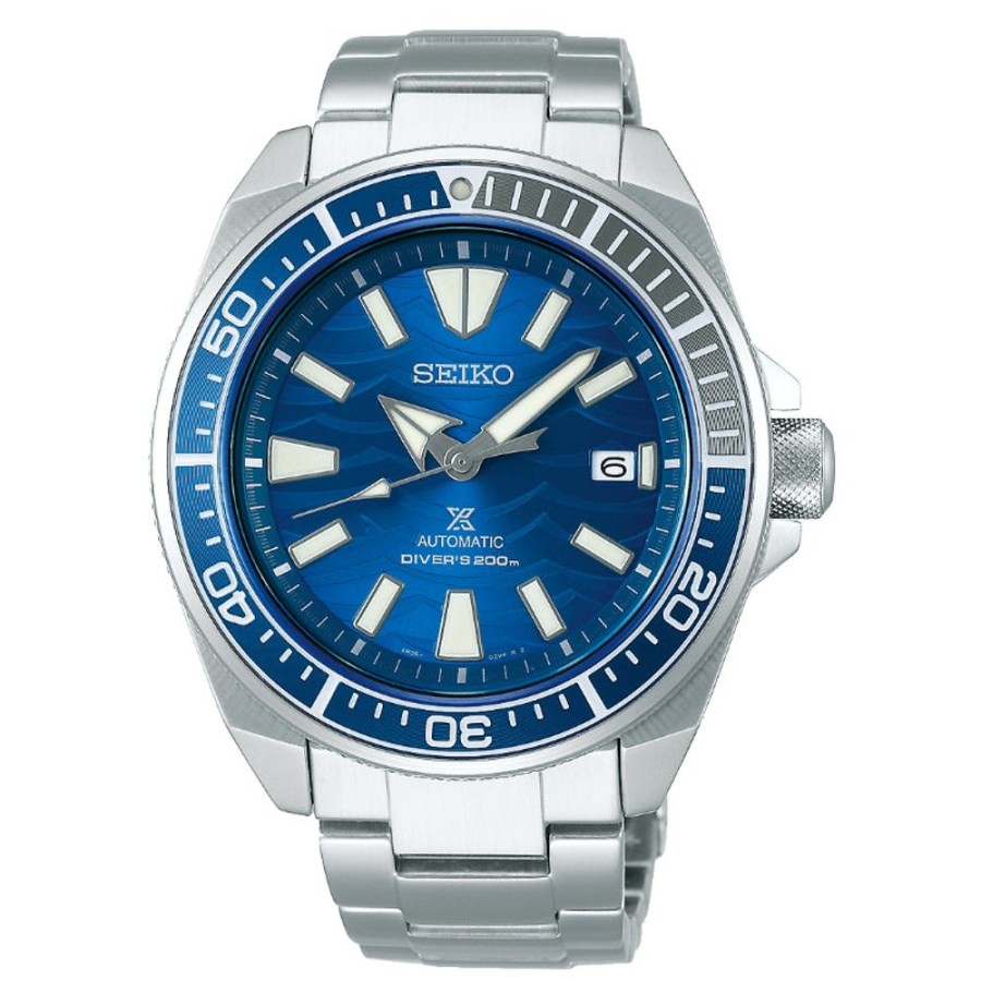 Gifts Seiko | Seiko Prospex Save The Ocean Great White Shark Automatic Srpd23