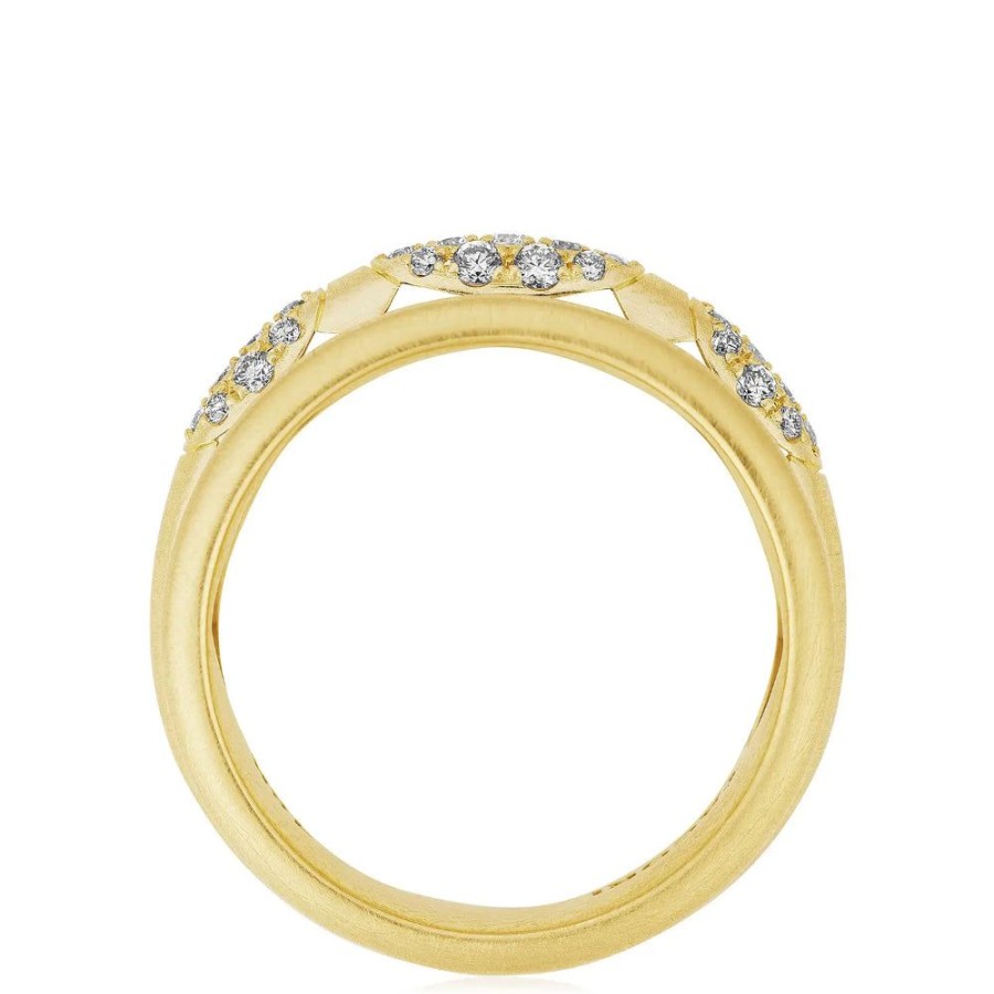 Jewelry Tacori | Tacori 18K Crescent Eclipse Stacked Ring