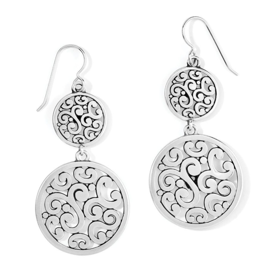 Jewelry Brighton | Brighton Contempo Medallion Duo French Wire Earrings