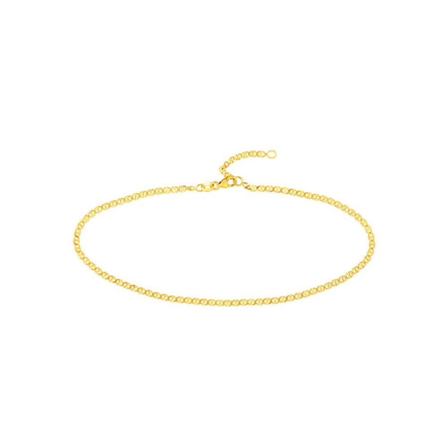 Jewelry Smyth Jewelers | 14K Yellow Gold Adjustable Length Anklet