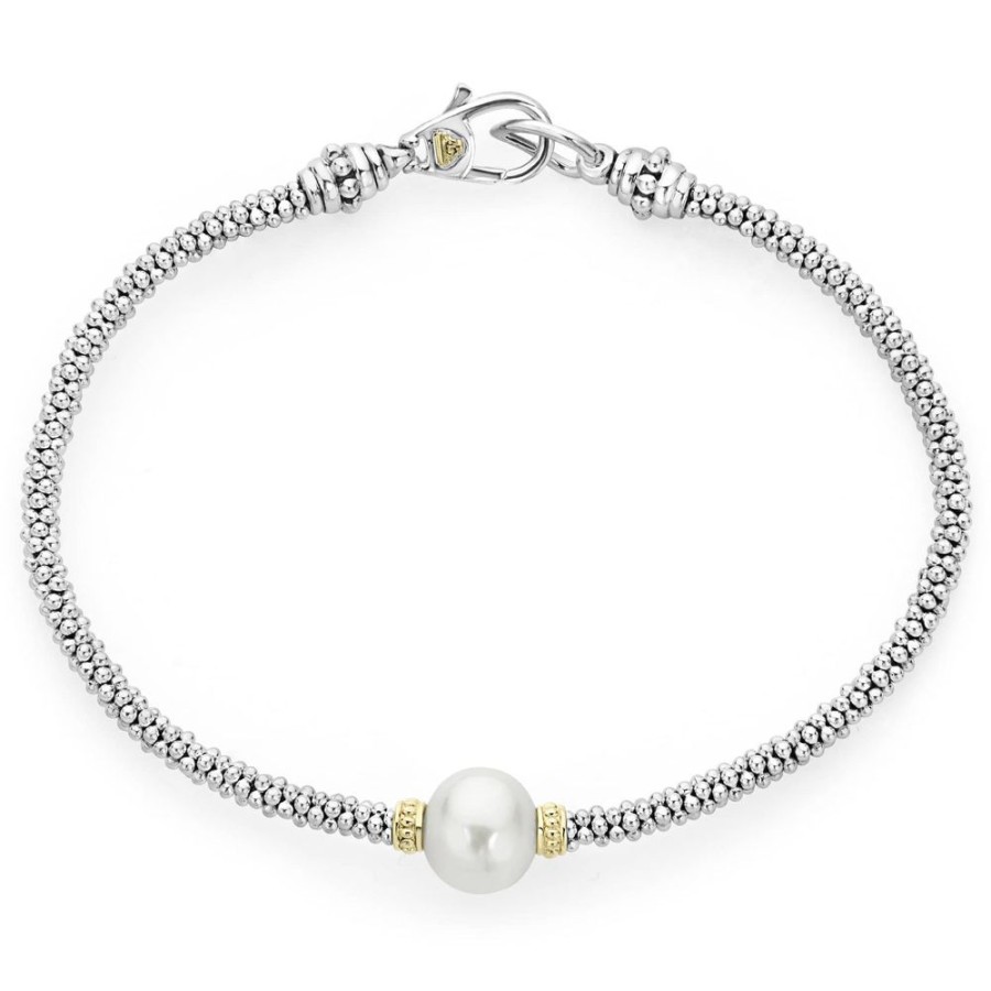 Jewelry Lagos | Lagos Luna Single Pearl Caviar Bracelet