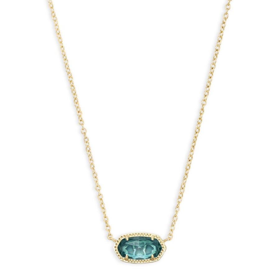 Jewelry Kendra Scott | Kendra Scott Elisa Pendant Necklace In London Blue