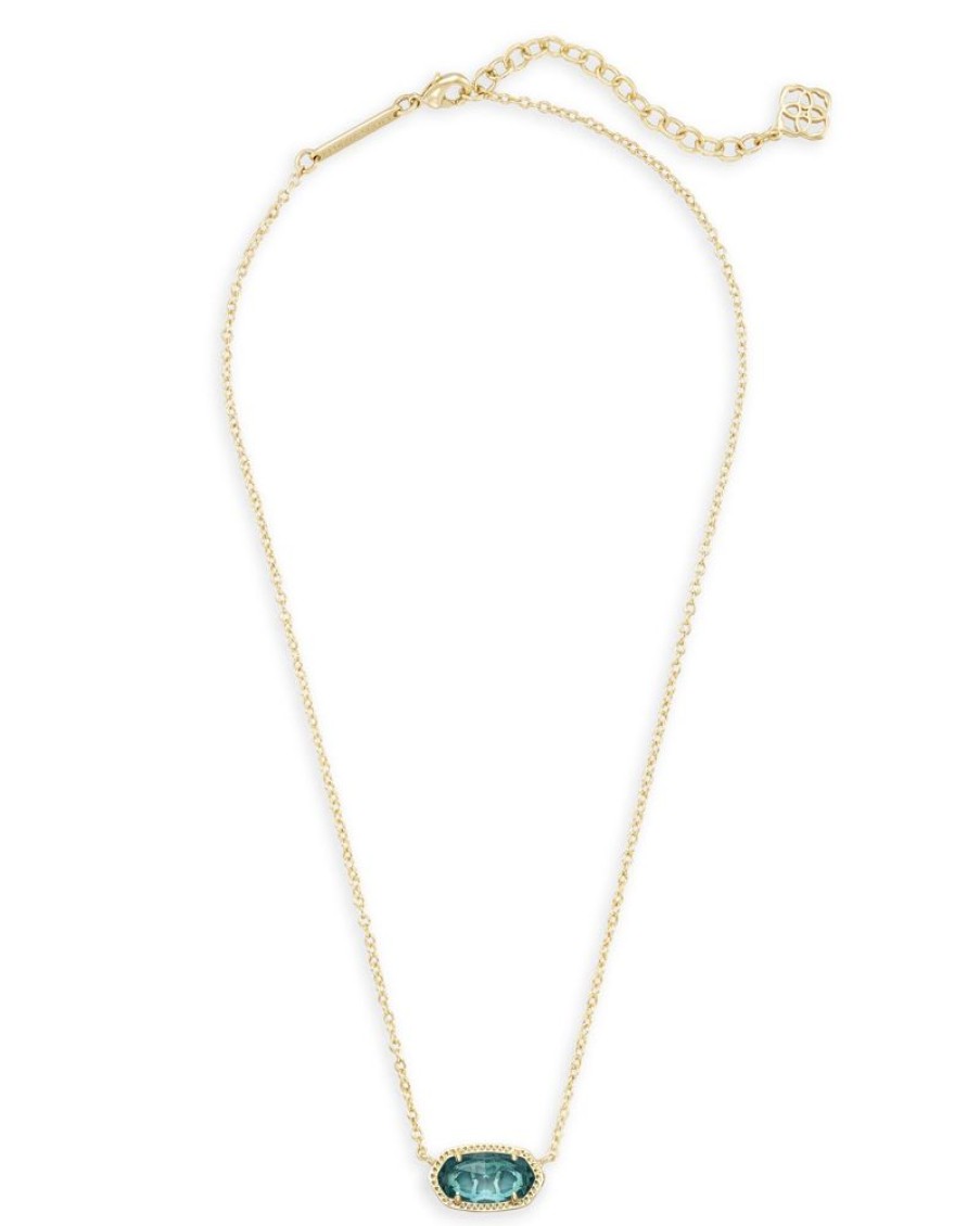 Jewelry Kendra Scott | Kendra Scott Elisa Pendant Necklace In London Blue