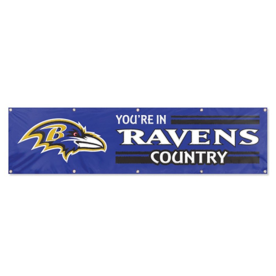 Gifts Smyth Jewelers | Baltimore Ravens Giant Banner 8' X 2'