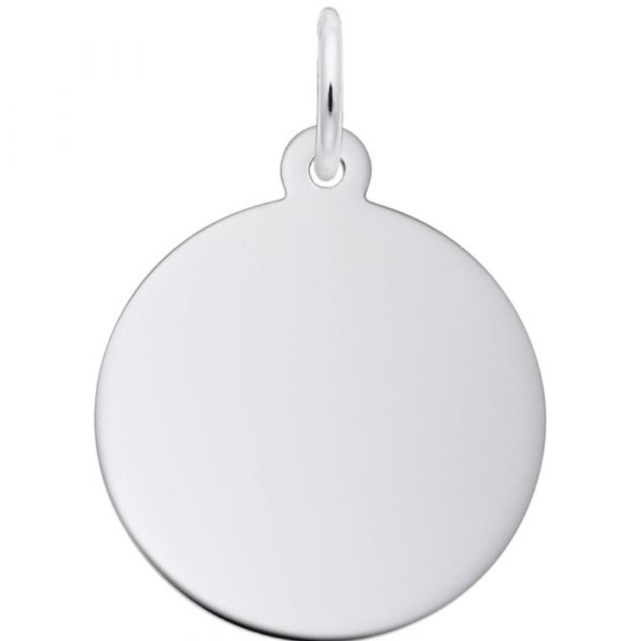 Jewelry Rembrandt | Sterling Silver Small Disc Charm