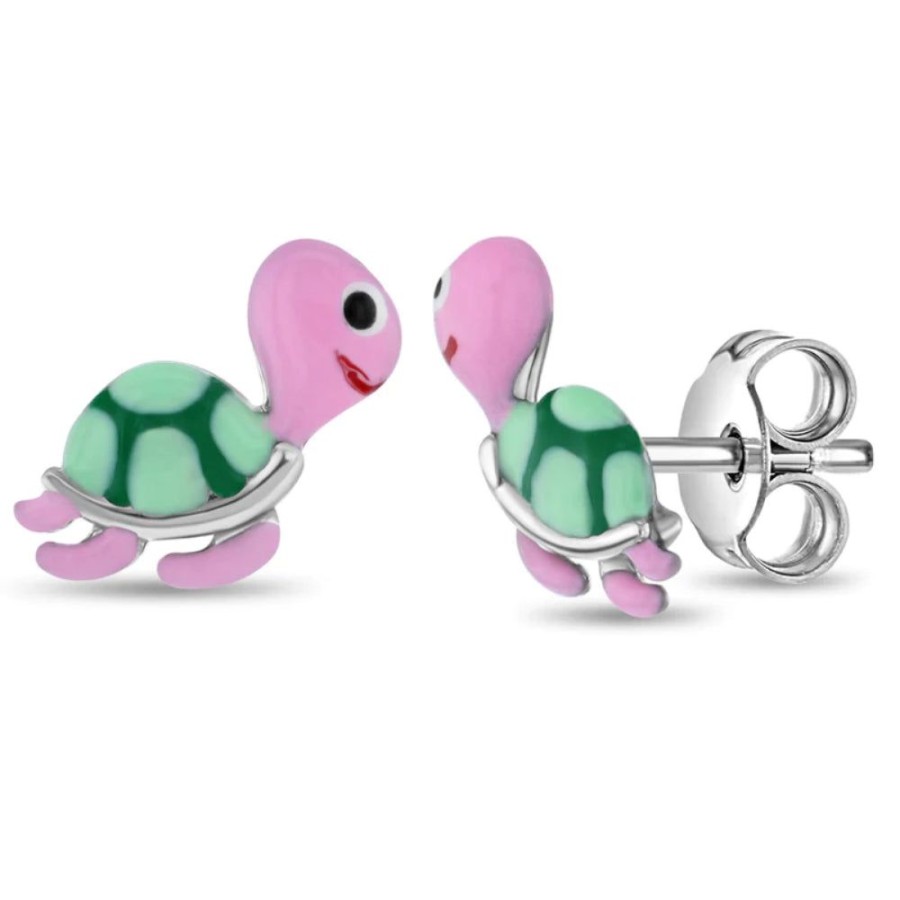 Gifts Smyth Jewelers | Smiling Turtle Girls Earrings