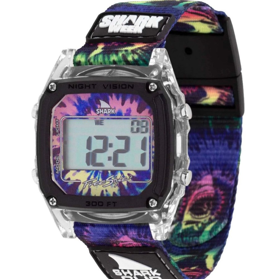 Timepieces Shark | Shark Classic Clip Shark Week Tie Dye Megalodon