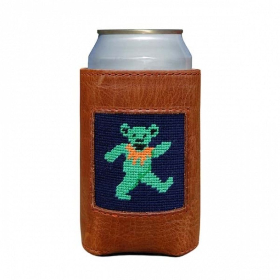 Gifts Smathers u0026 Branson | Smathers & Branson Dancing Bear Needlepoint Can Cooler