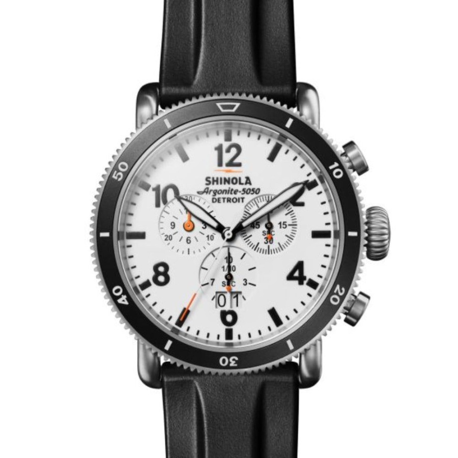 Timepieces Shinola | Shinola Gents Runwell Sport "White Hurricane" Giftset