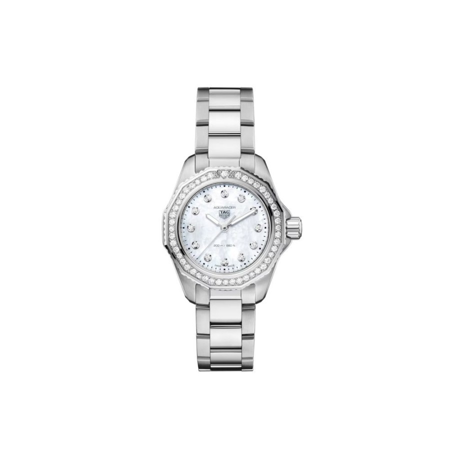 Timepieces TAG Heuer | Tag Heuer Aquaracer Professional 200 Quartz 30Mm Diamond Bezel - Steel