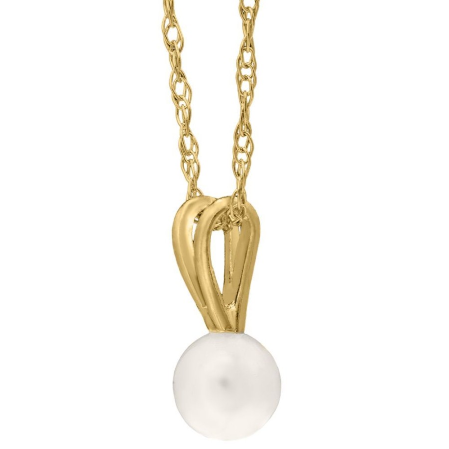 Jewelry Smyth Jewelers | 14K Gold Children'S Pearl Necklace