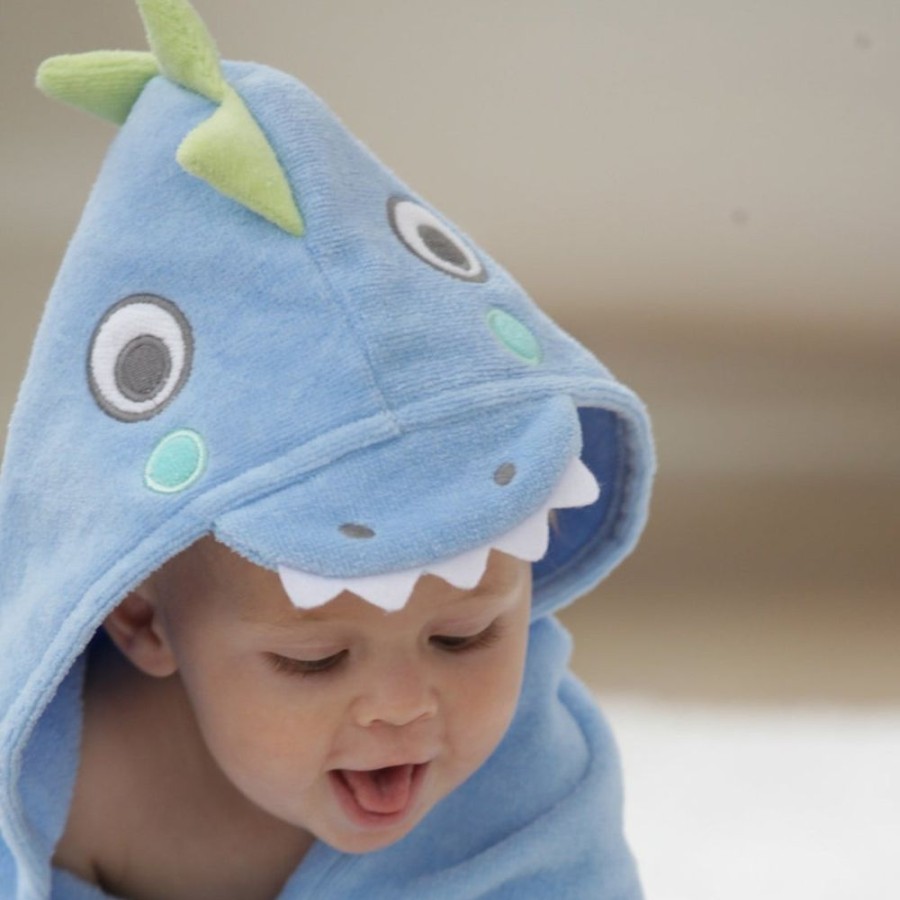 Gifts Elegant Baby | Elegant Baby Bath Wrap Sea Serpent Blue