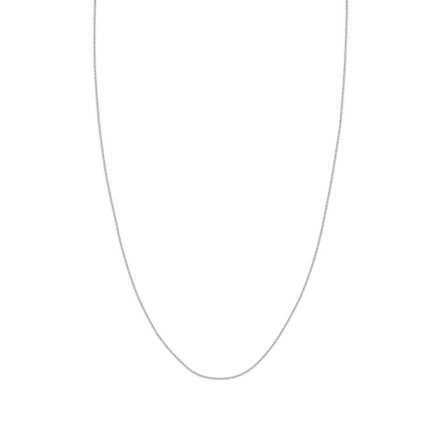 Jewelry Smyth Jewelers | 14Kt White Gold 1.25Mm Wheat Chain, 18"