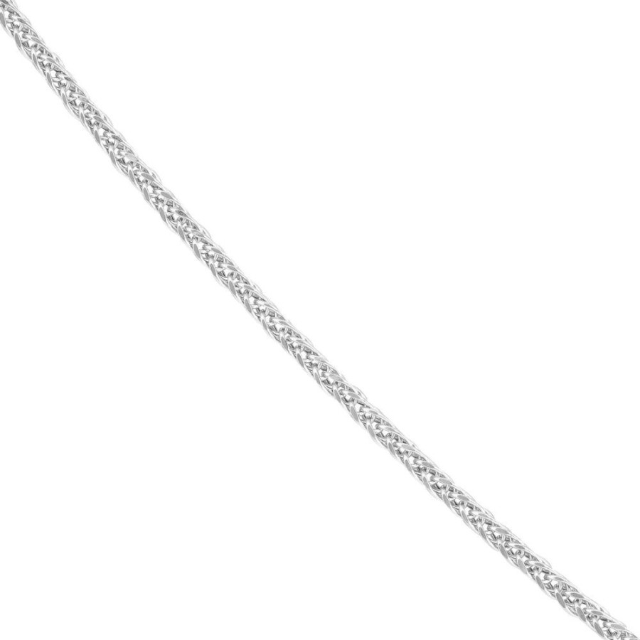 Jewelry Smyth Jewelers | 14Kt White Gold 1.25Mm Wheat Chain, 18"