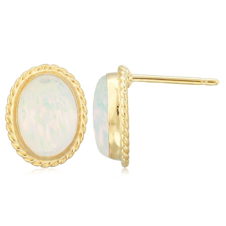 Jewelry Smyth Jewelers | Opal & 14K Gold Earrings