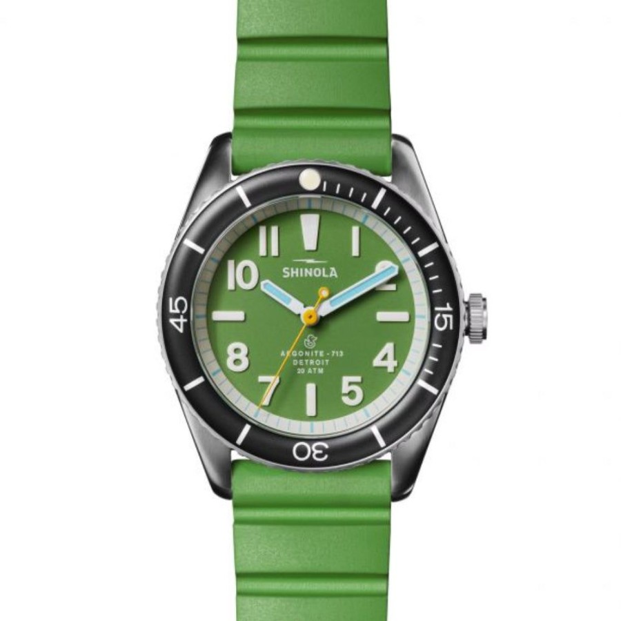 Timepieces Shinola | Shinola Gents Duck 3H 42Mm Quartz - Rubber Strap