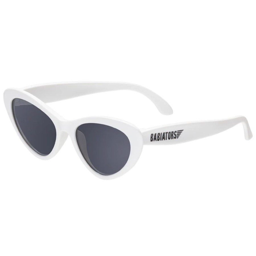 Gifts Babiators | Babiators Wicked White Cat-Eye Children'S Sunglasses