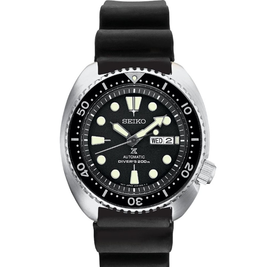 Gifts Seiko | Seiko Prospex Diver 45Mm Automatic, Black Dial