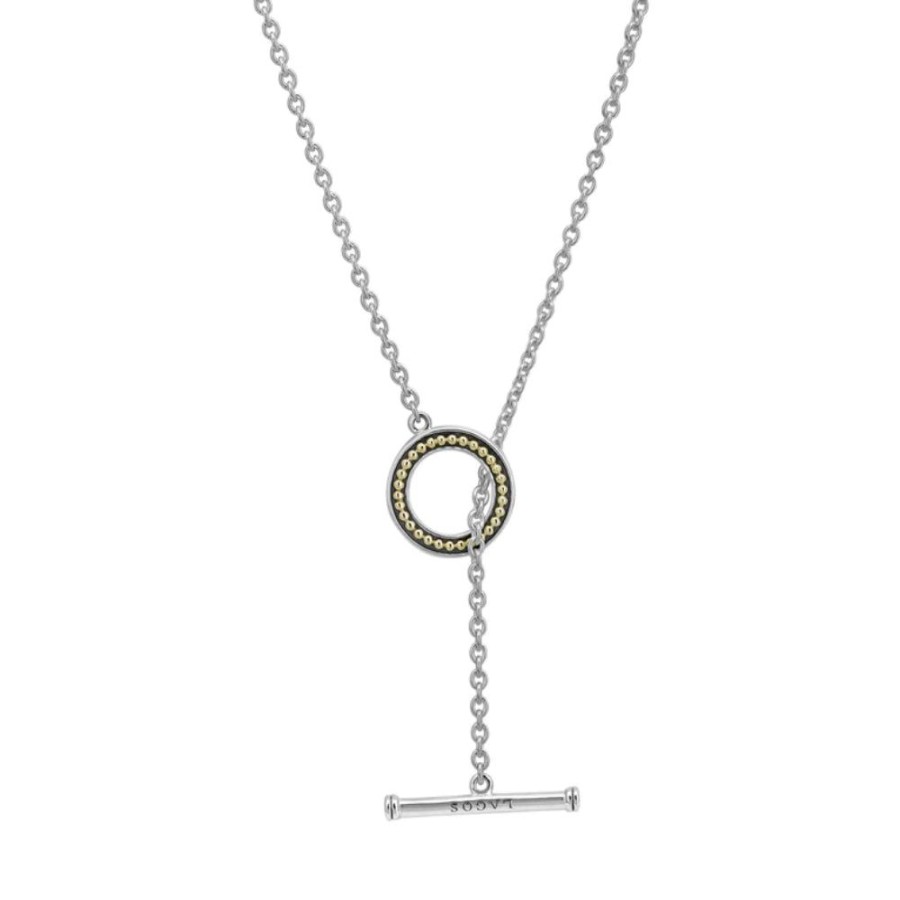 Jewelry Lagos | Lagos Luna Pearl Toggle Pendant Necklace