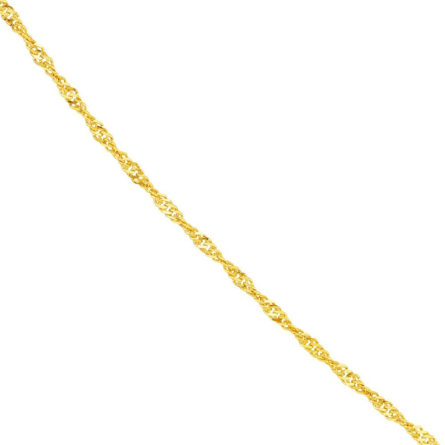 Jewelry Smyth Jewelers | 14K Yellow Gold Singapore Chain 18"