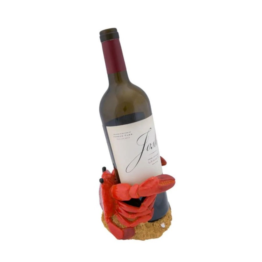 Gifts Smyth Jewelers | Red Crab Wine Bottle Holder