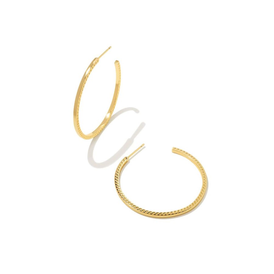 Jewelry Kendra Scott | Kendra Scott Sylvie Hoop Earring-Gold