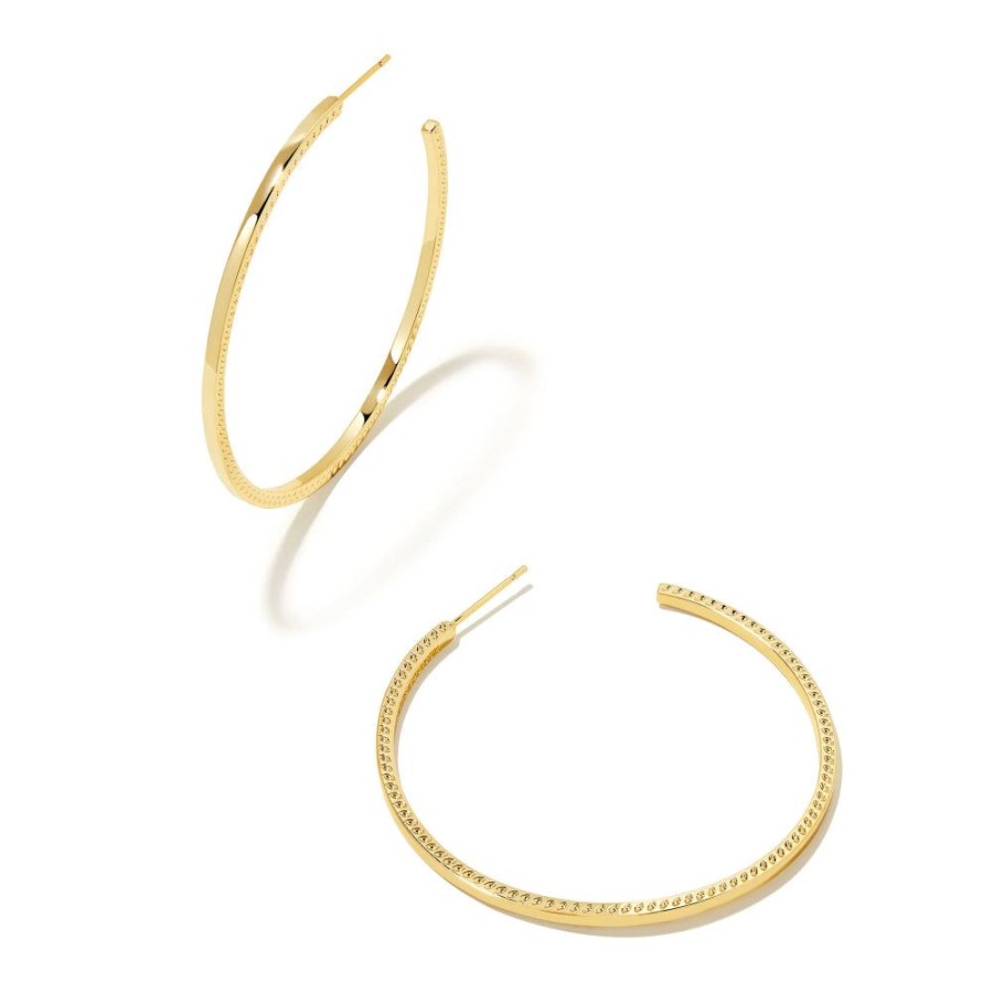 Jewelry Kendra Scott | Kendra Scott Sylvie Hoop Earring-Gold