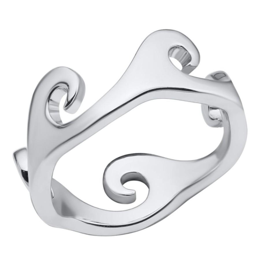 Jewelry Smyth Jewelers | Sterling Silver Wave Ring 7