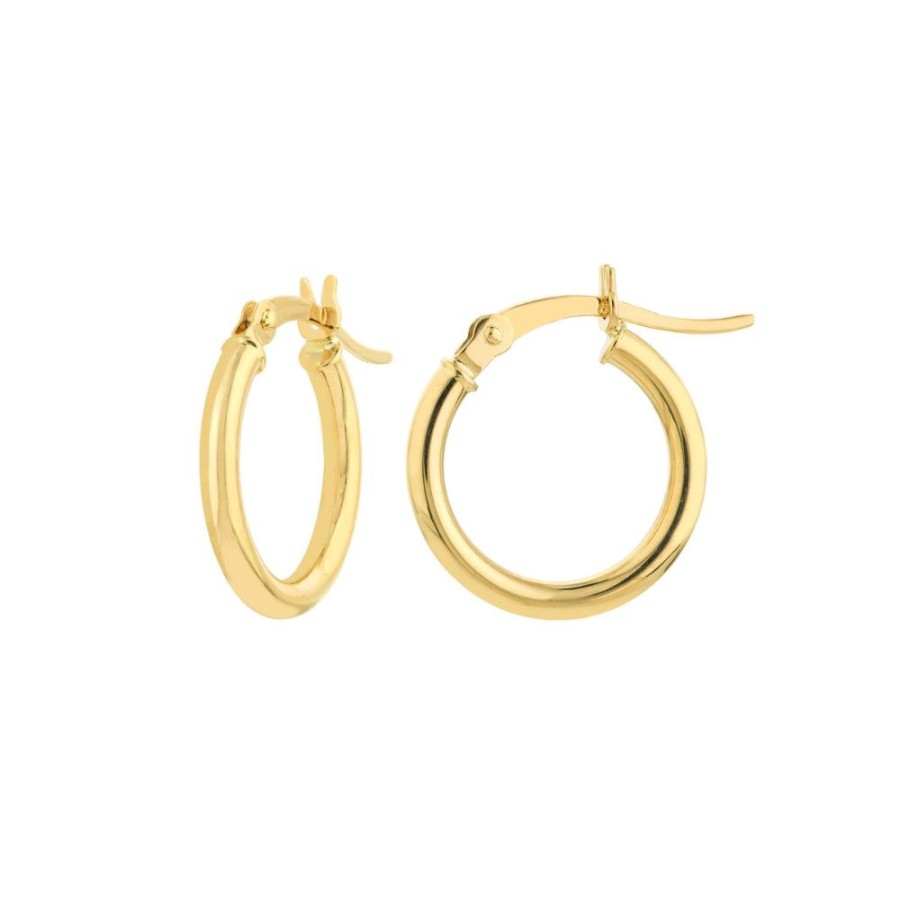 Jewelry Smyth Jewelers | 14K Gold Polished Hoop Earrings