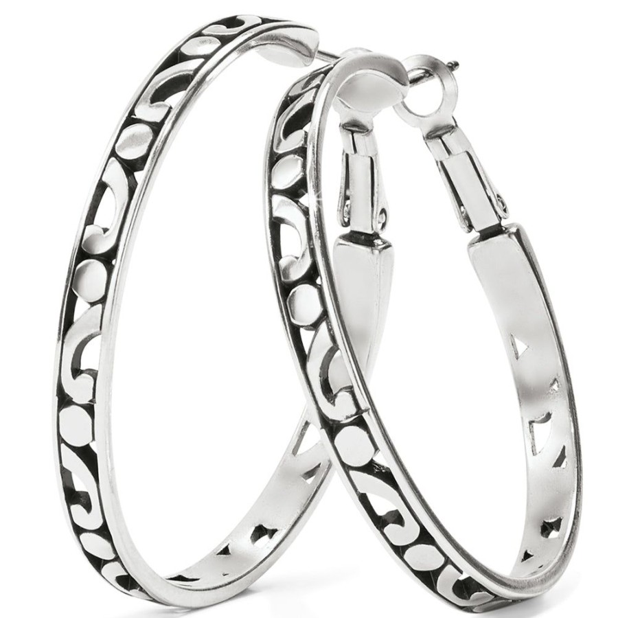 Jewelry Brighton | Brighton Contempo Large Hoop Earrings