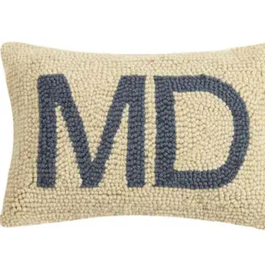 Gifts Peking Handicraft | Maryland 8X12 Wool Hook Pillow