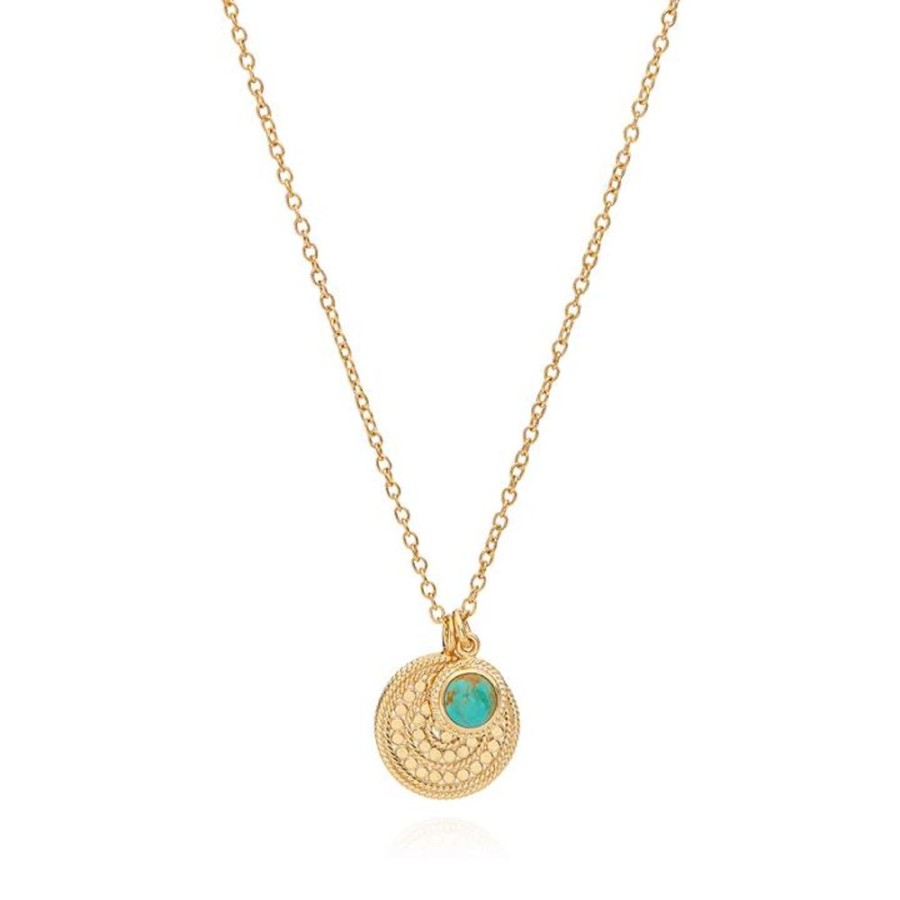 Jewelry Anna Beck | Anna Beck Turquoise Charm Pendant Charity Necklace