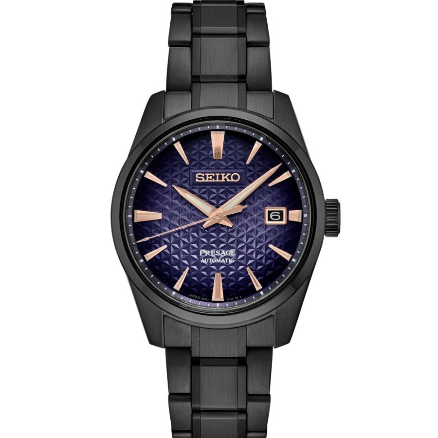 Timepieces Seiko | Seiko Presage Limited Edition Sharp-Edged Series 39Mm - Dark Blue Dial