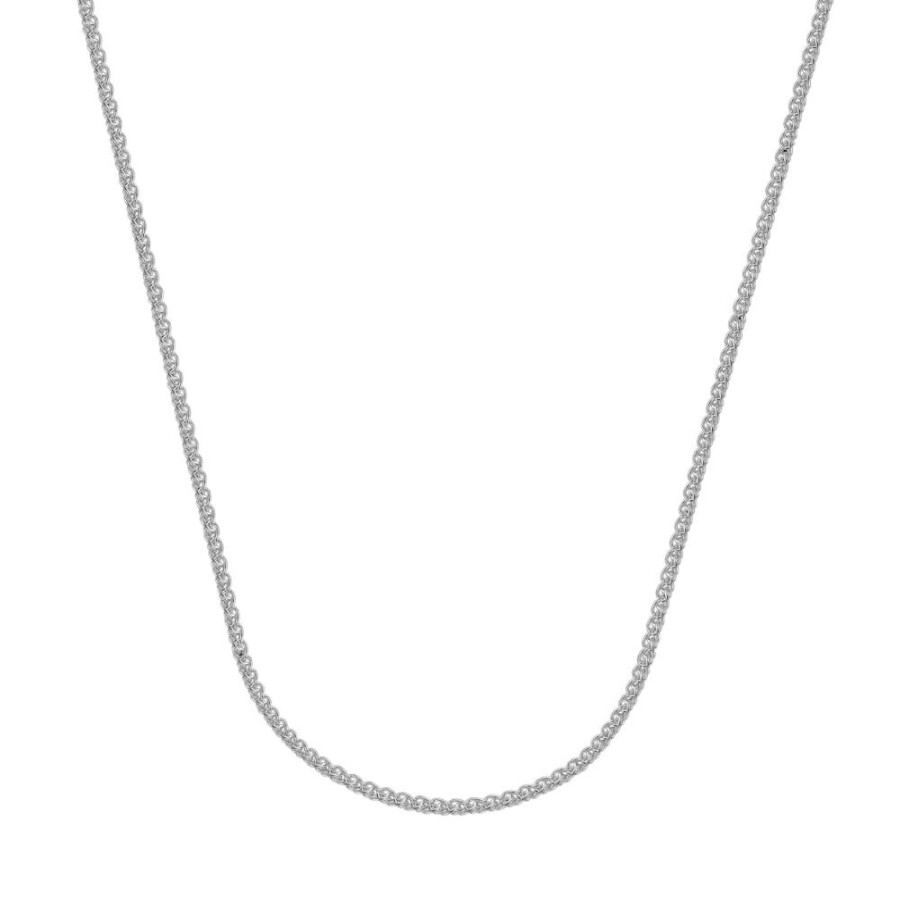 Jewelry Smyth Jewelers | 14Kt White Gold 1.65Mm Wheat Chain