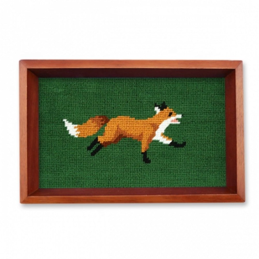 Gifts Smathers u0026 Branson | Smathers & Branson Fox Needlepoint Valet Tray