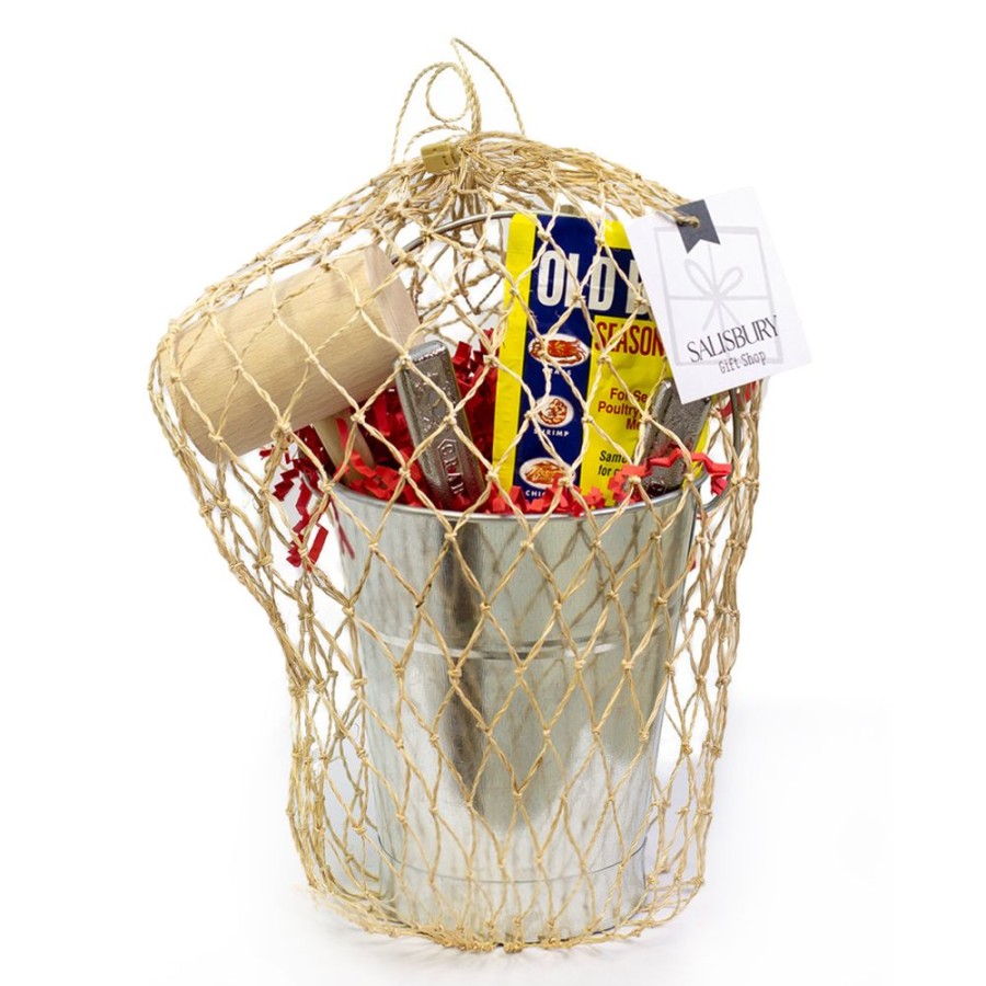 Gifts Salisbury | Salisbury Crab Pail - 2 Knives & 2 Mallets Gift Set